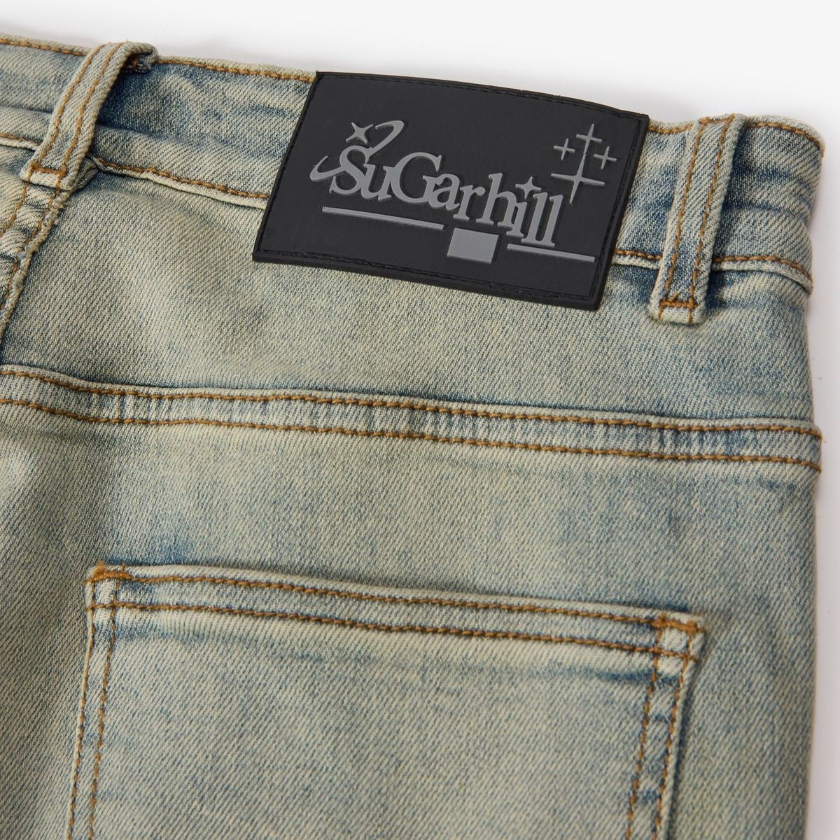 Sugarhill Burn It Rhinestone Stacked Jeans