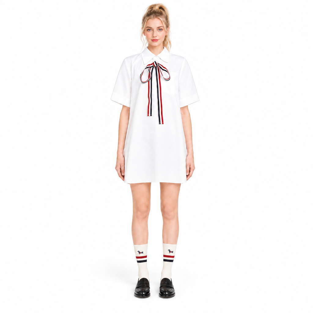 Women's Bow-Tie Shirt Dress | Thom Browne