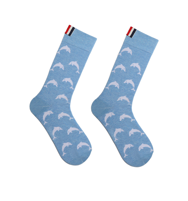 Dolphin mid-calf socks