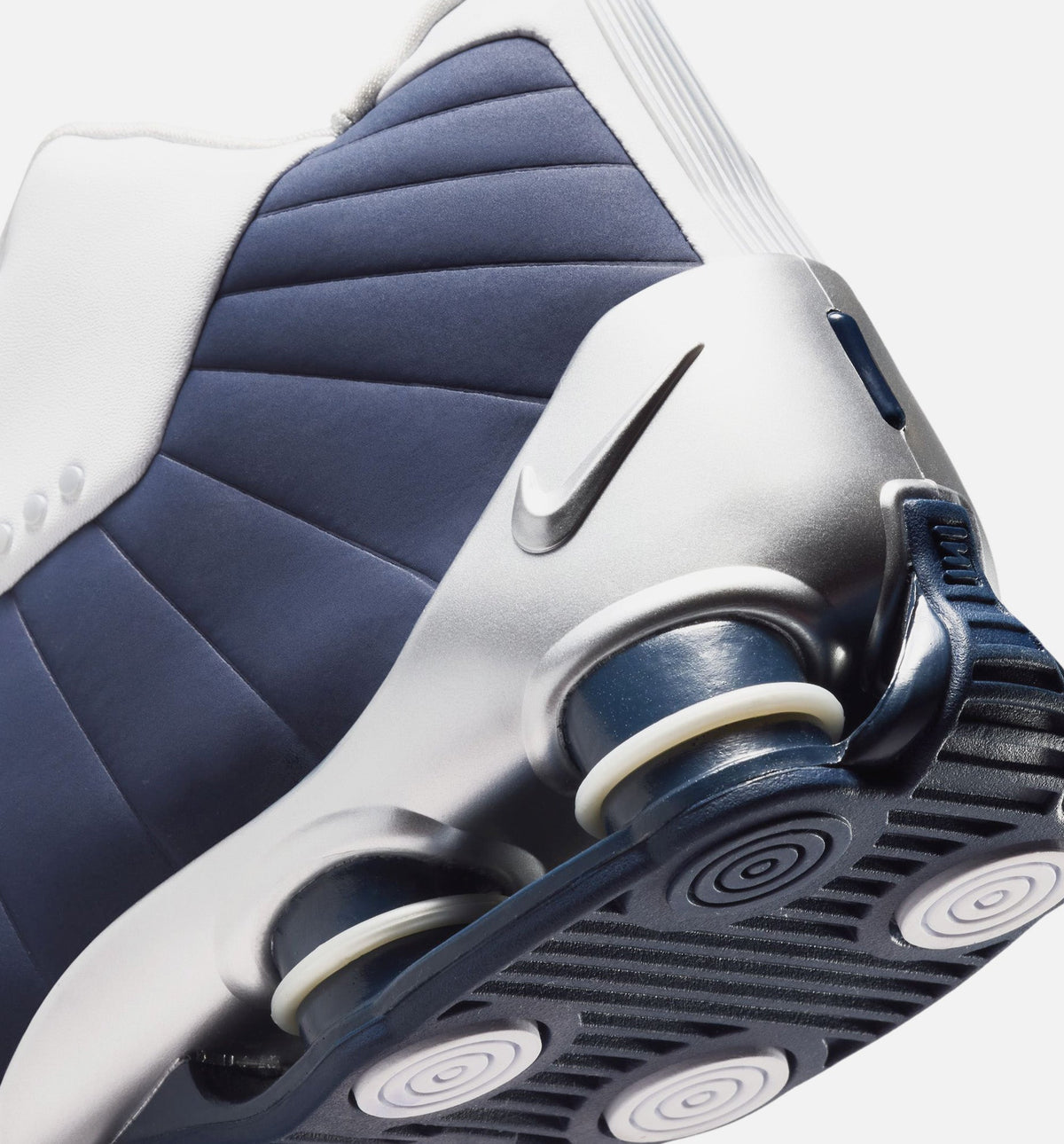 Nike Shox BB4 "Olympic" Men's Shoe – White/Midnight Navy/Metallic Silver