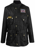 Barbour International Union Jack wax jacket