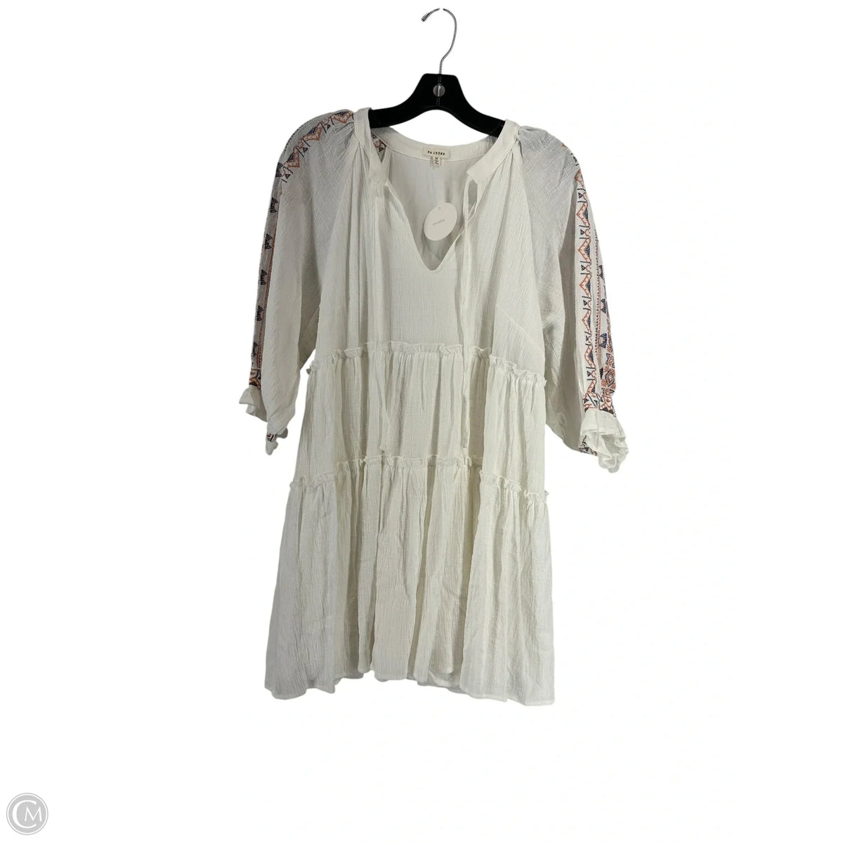 Dress Casual Short By En Creme In White, Size: M