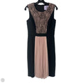 Dress Casual Midi By Js Collections In Black & Pink, Size: 8