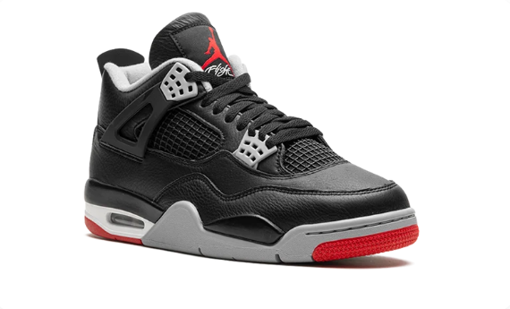 Air Jordan 4 Retro 'Bred Reimagined' – FV5029-006 | Black & Fire Red AJ4 with Premium Reimagined Construction & OG Bred Energy