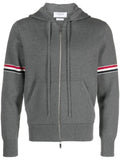 Thom Browne milano stitch RWB armband hoodie