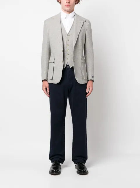 Polo Ralph Lauren The RL67 herringbone-pattern blazer