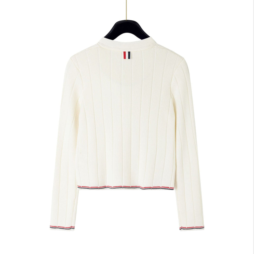 Cotton wool knitted cardigan