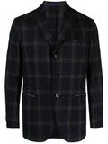 SARTORIO NAPOLI plaid-check virgin wool blazer