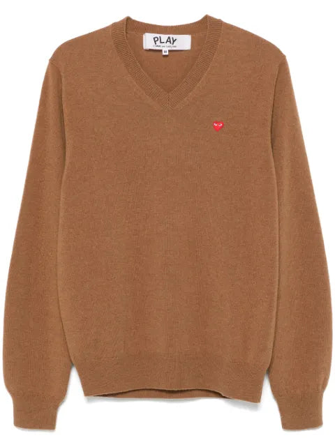 Comme Des Garçons Play heart-patch jumper