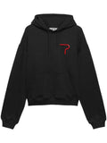 MSGM logo appliqué drawstring hoodie