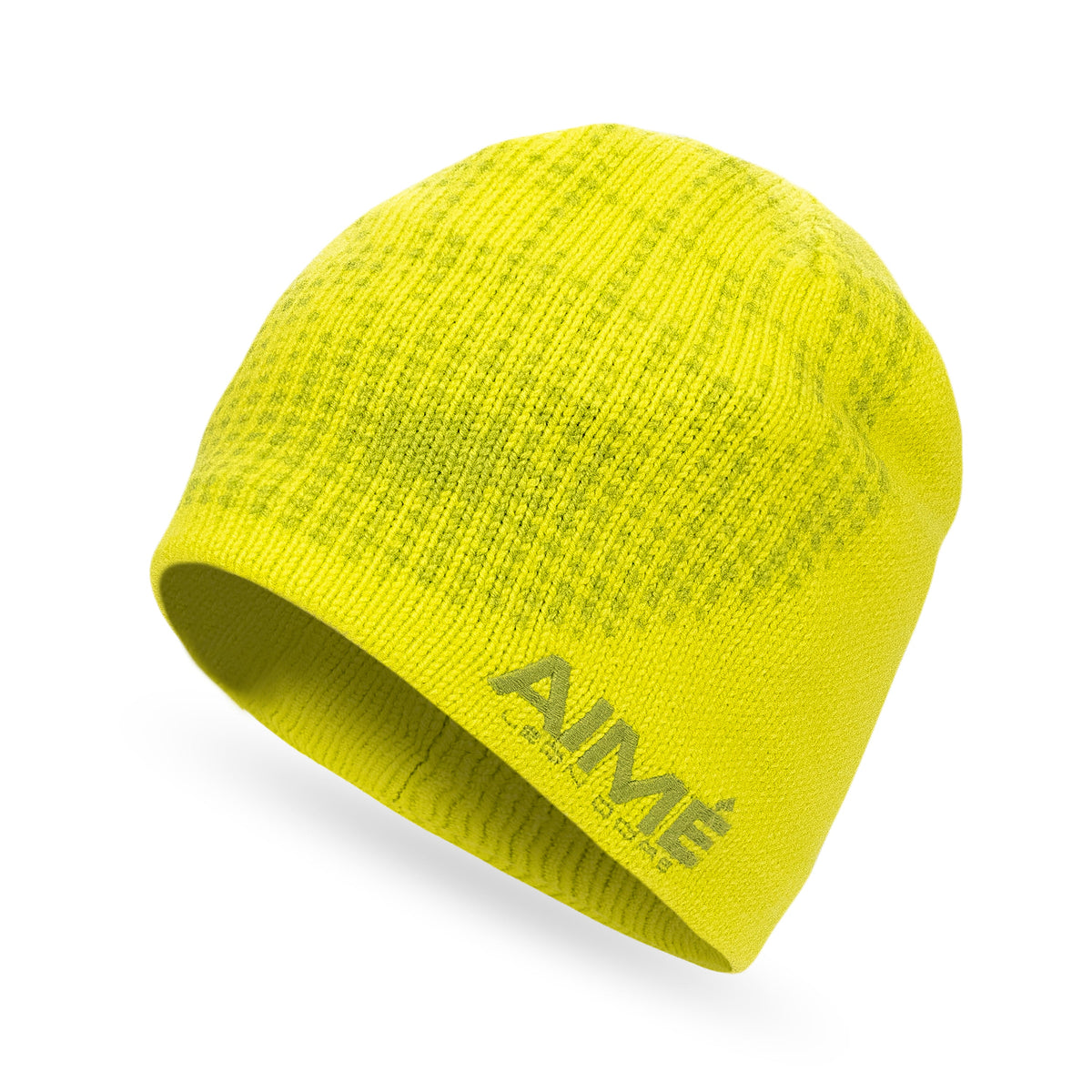 GREEN NEW BALANCE GEO PRINT BEANIE