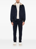 Brunello Cucinelli shearling-collar bomber jacket