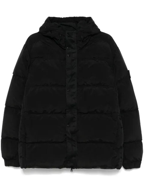 Stone Island hooded puffer jacket