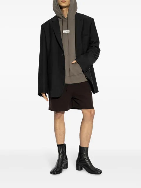 MM6 Maison Margiela numbers motif hoodie