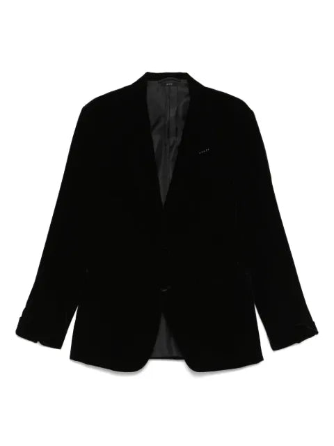 TOM FORD Shelton single-breasted velvet blazer