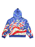 Sky High Farm Flame "Blue" hoodie