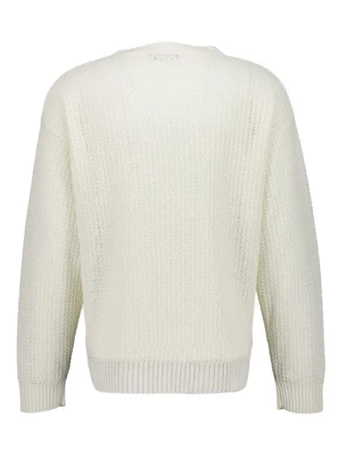 Frescobol Carioca Jardim linen crew-neck sweater