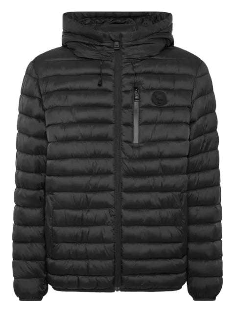 Plein Sport Bollo Tiger quilted hooded jacket