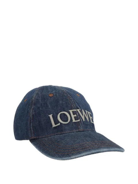 LOEWE denim-look baseball cap