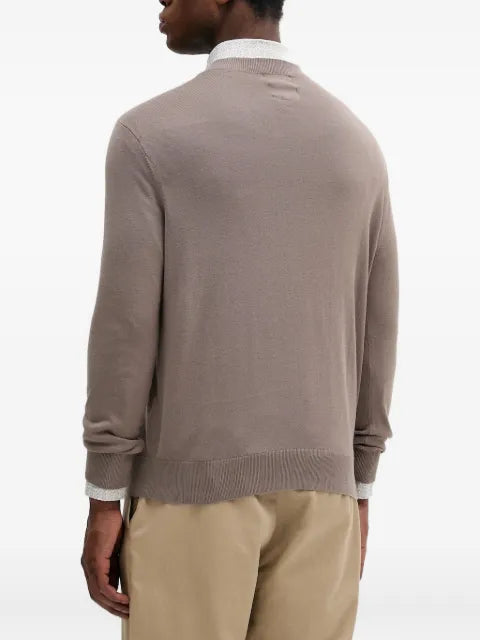Armani Exchange logo-embroidered crew-neck sweater