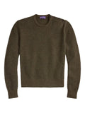 Ralph Lauren Purple Label birdseye button-detail sweater