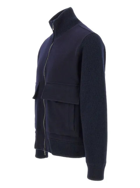 Paul & Shark knit-sleeves jacket