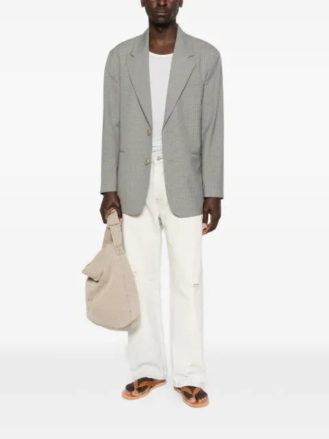 OUR LEGACY Industry check-pattern blazer