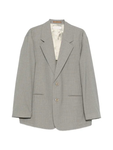 OUR LEGACY Industry check-pattern blazer
