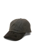 Barbour baseball cap with corduroy panels