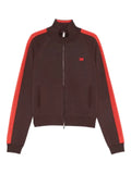 Wales Bonner zip-fastening striped sweatshirt