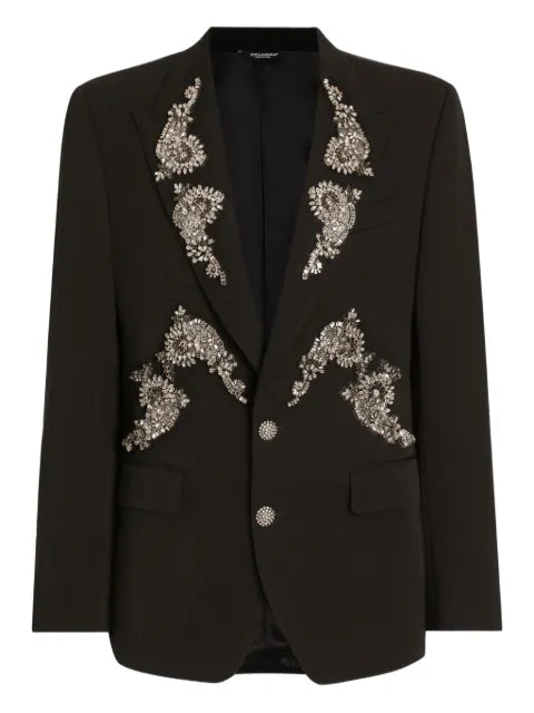 Dolce & Gabbana embellished single-breasted jacket