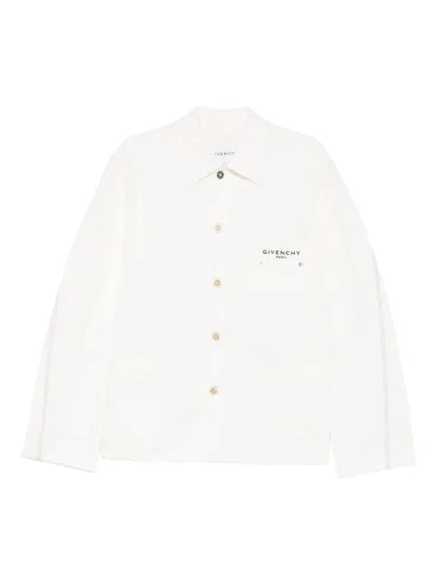 Givenchy couture seam jacket in denim embroidered Givenchy Paris