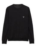 Prada logo-embroidered crew-neck sweater