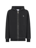 Philipp Plein logo-plaque topstitched hoodie