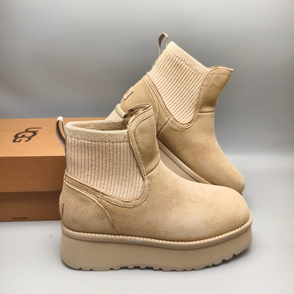 Sand 5cm Chunky Platform Fashion Sneakers — New Arrival | In Stock