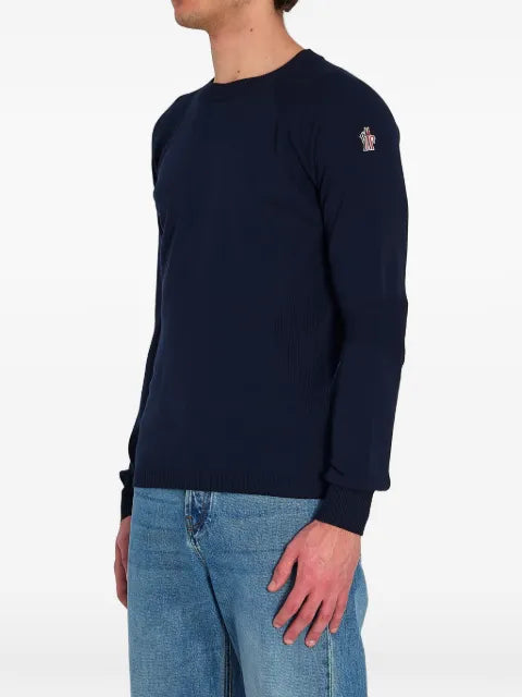 Moncler Grenoble ribbed round-neck knit sweater