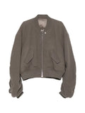 Rick Owens Tower Secchia flight jacket in boiled wool