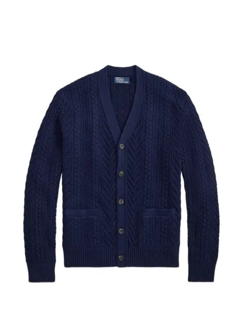 Polo Ralph Lauren Aran-knit cotton cardigan