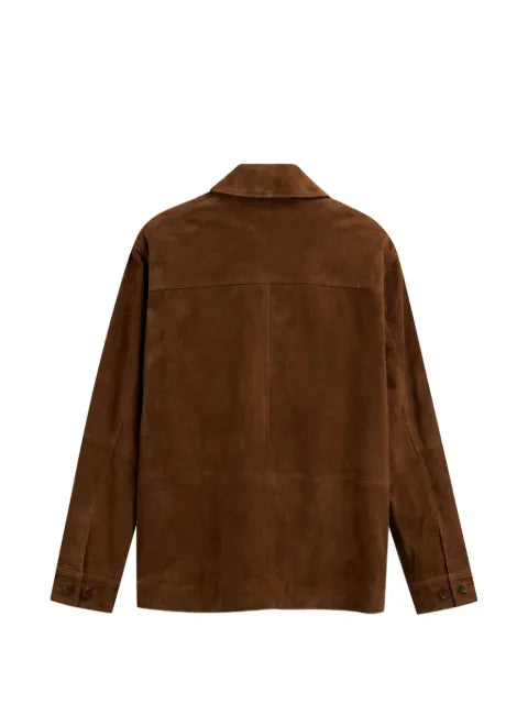 Sebago patch-pocket buttoned leather jacket