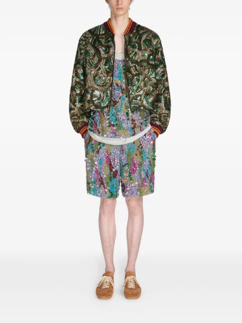 DRIES VAN NOTEN embroidered bomber jacket