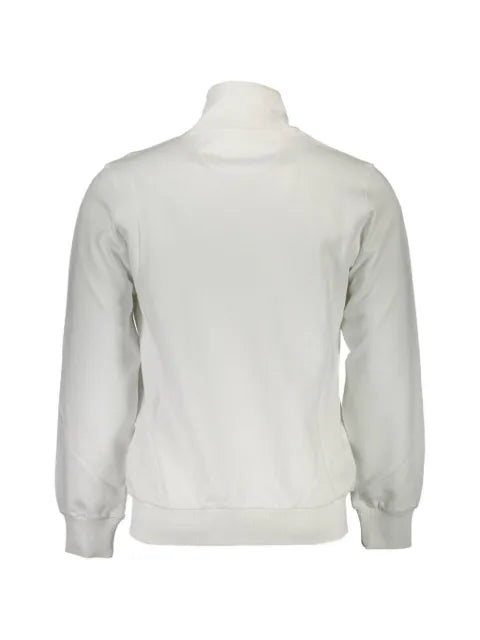 La Martina logo-embroidered zip-up sweater