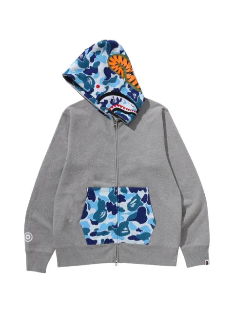 A BATHING APE® Shark Camo-print hoodie