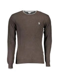 U.S. POLO ASSN. embroidered-logo crew-neck sweater