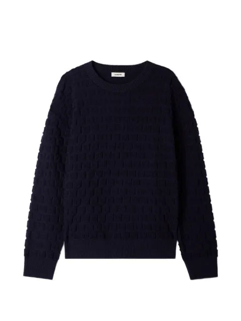 SANDRO jacquard-knit sweater