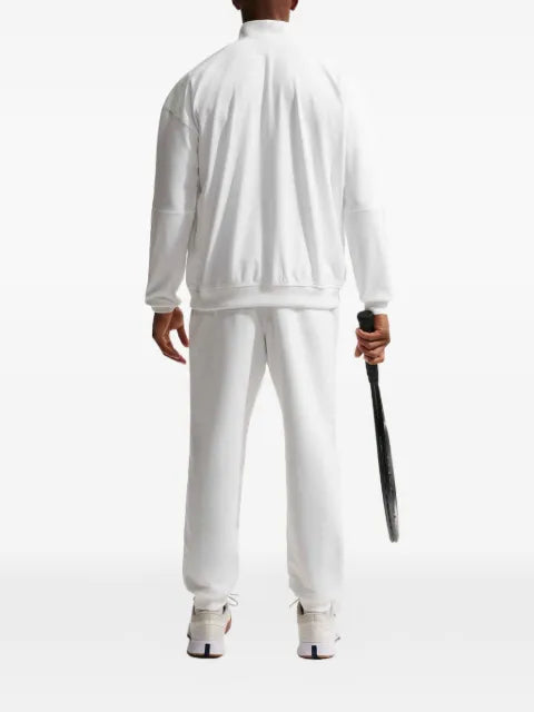 Nike Heritage logo-patch zip-up sweater