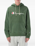 CHAMPION REVERSE WAVE logo-embroidered hoodie
