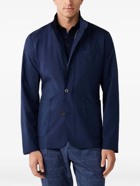 Hackett London stand-up collar blazer