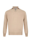 Brunello Cucinelli long-sleeve polo-collar sweater