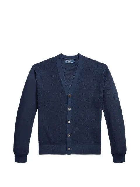 Polo Ralph Lauren waffle-knit V-neck cardigan