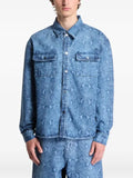 Daily Paper Snake Laser Rahul denim shirt shirt
